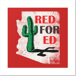 Red For Ed Shirt: Colorado Teacher Protest Walkout Tshirt Posters and Art